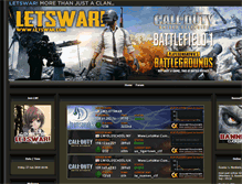 Tablet Screenshot of letswar.com